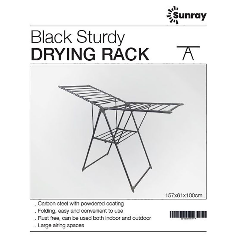 Sunray - Clothes Drying Rack - Black