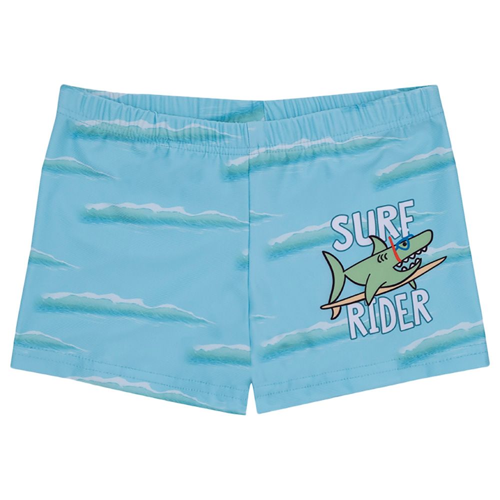 Slipstop - Surf Rider Junior Trunks - Blue