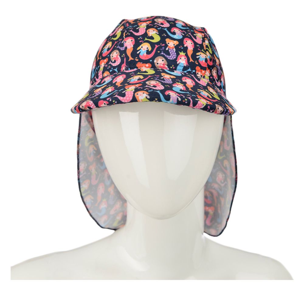 Slipstop - Mermaid Sun Cap - Black