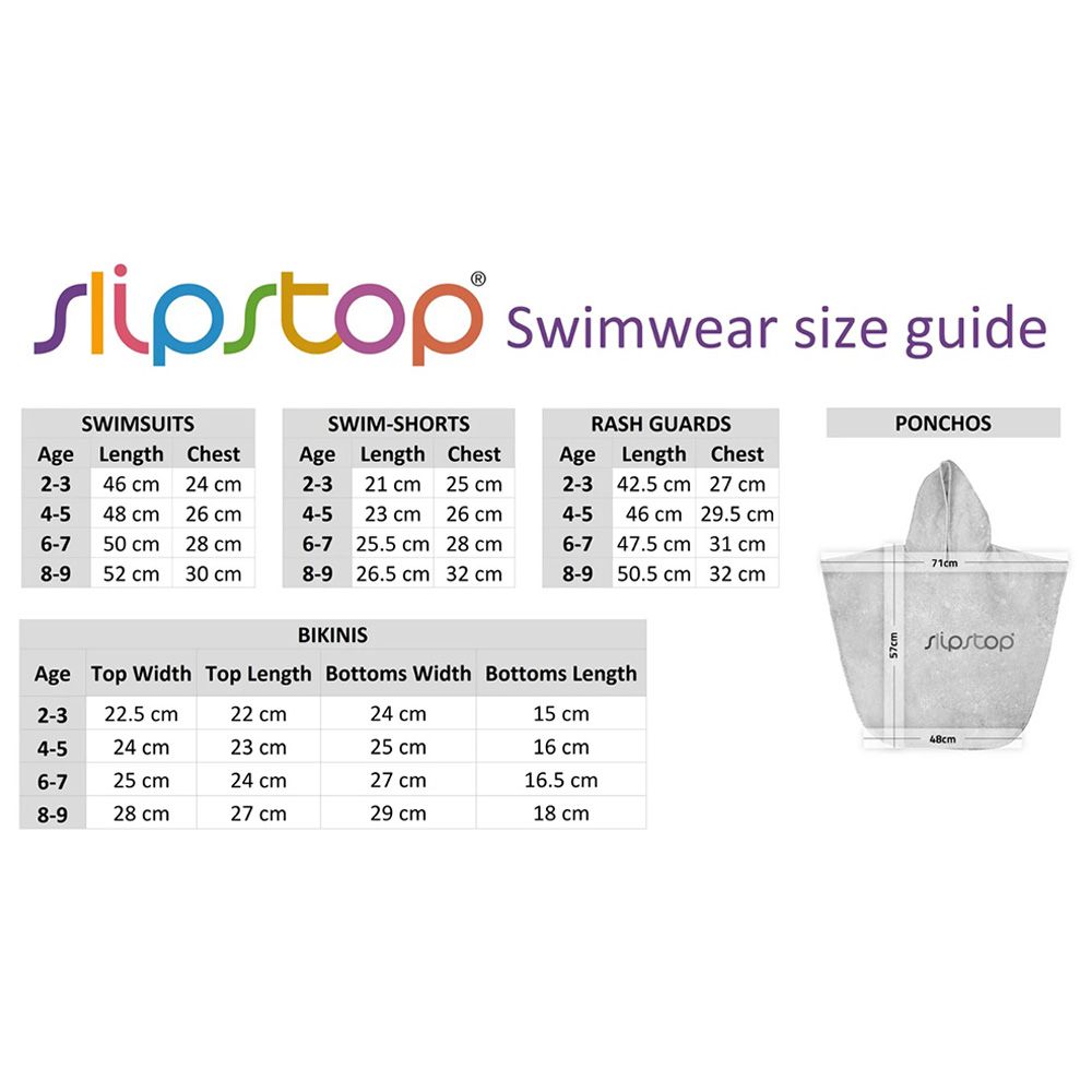 سروال سباحة قصير من Slipstop - Olympos Junior - أزرق