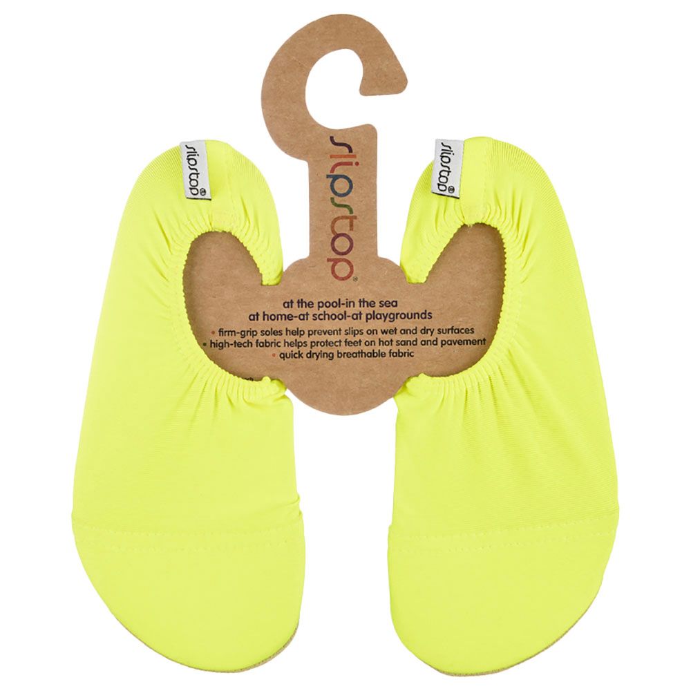 Slipstop - Neon Yellow Junior Anti-Slip Shoes