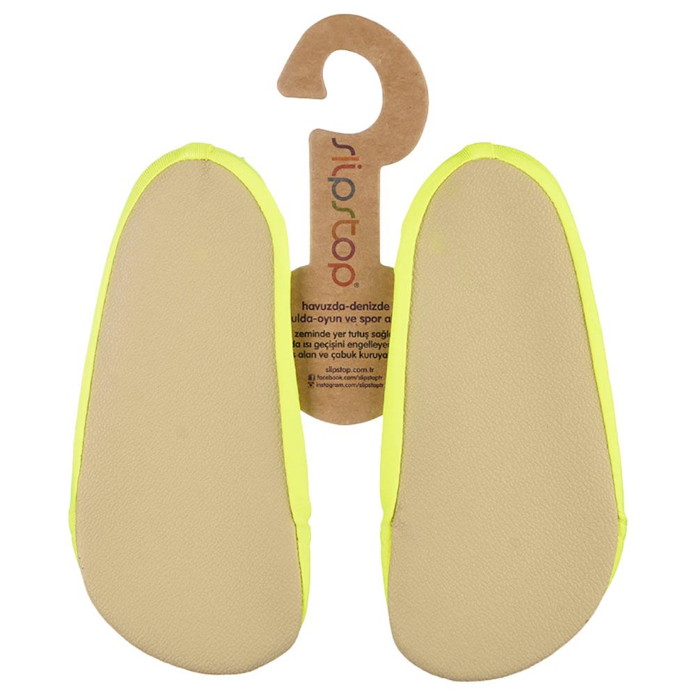 Slipstop - Neon Yellow Junior Anti-Slip Shoes