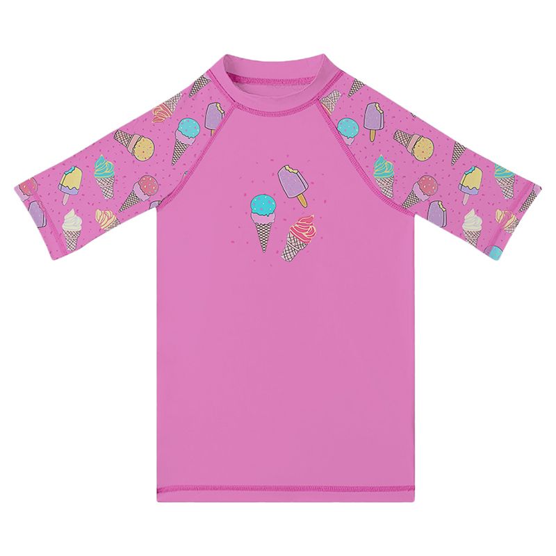 Slipstop - Glace Junior Rashguard - وردي