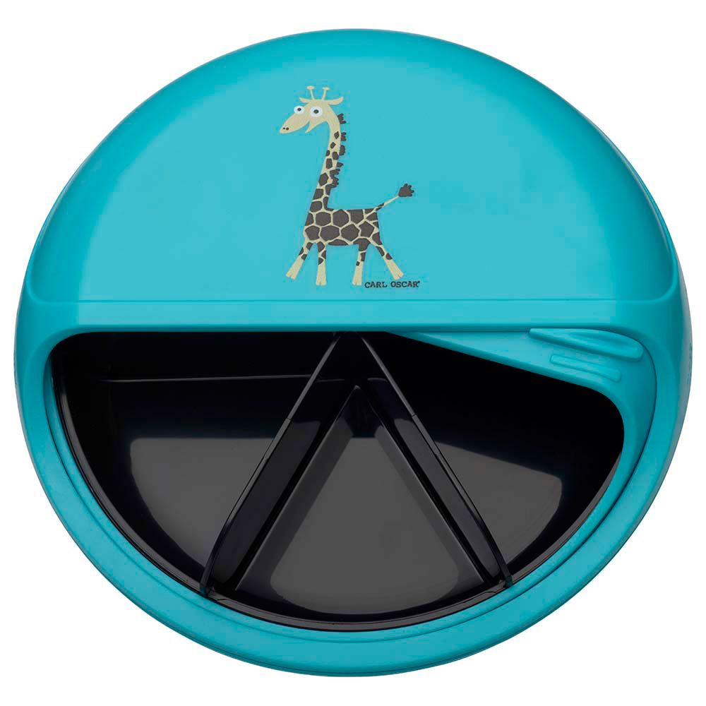 Carl Oscar - 5 Compartments Kids Bento Disc - Turquoise