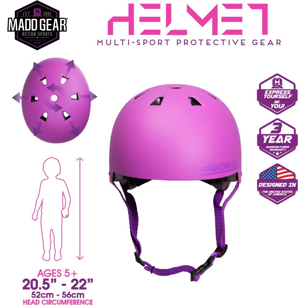 Madd Gear - Park Helmet - Pink/Purple