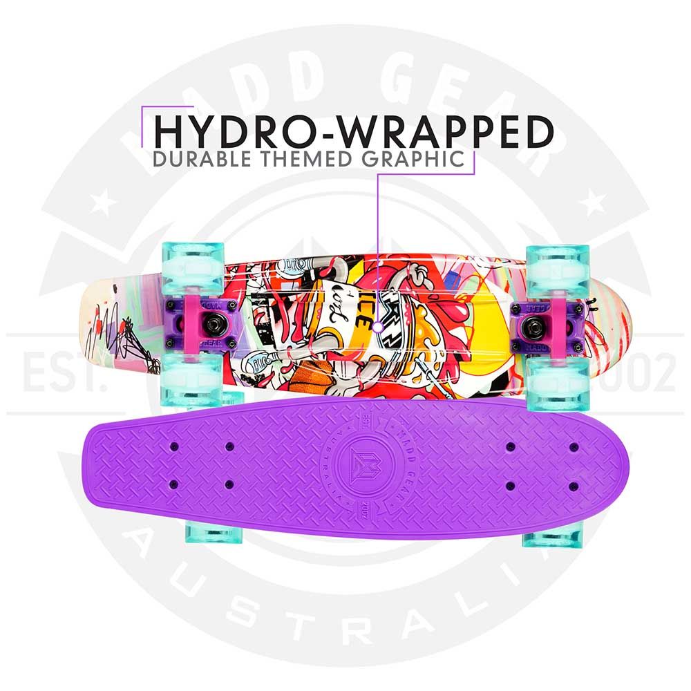 Madd Gear - Baller Retro Skateboard 22-inch W/Led Wheels