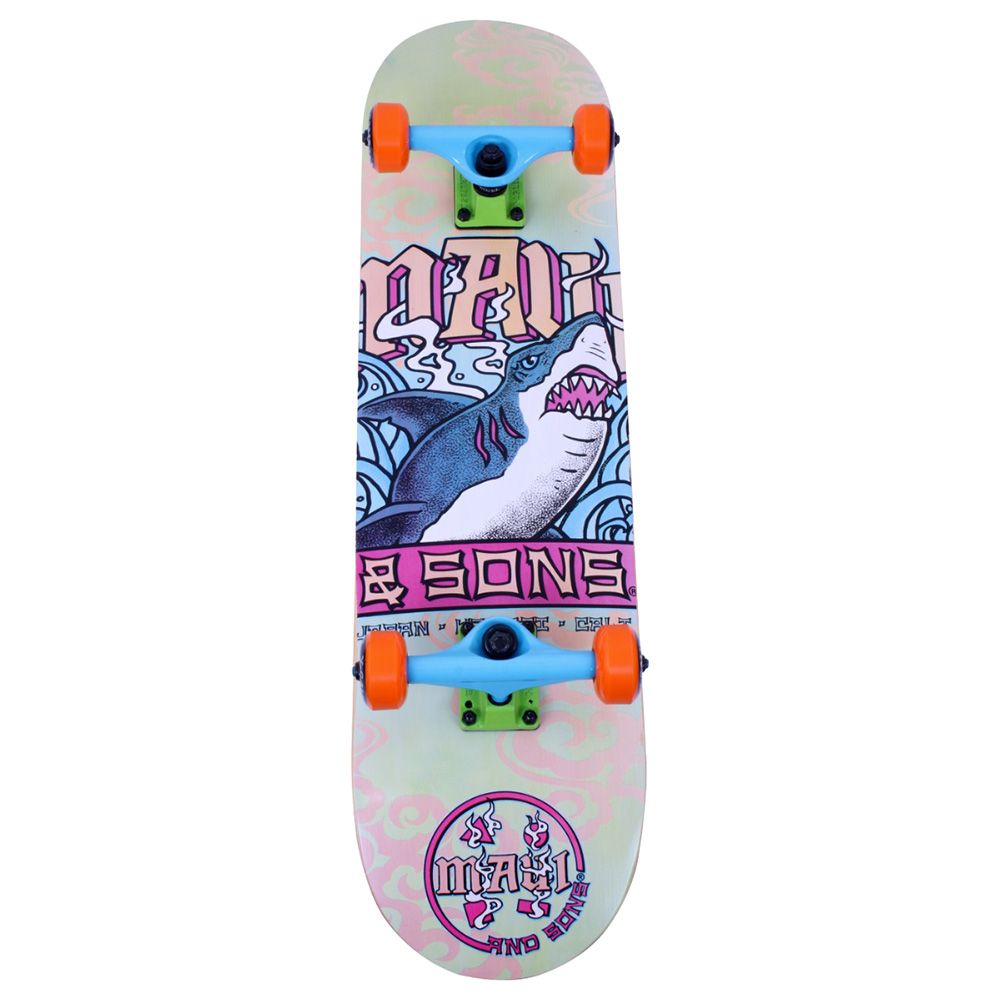 Maui and Sons - Haiku Shark Traditional Skateboard 31-inch