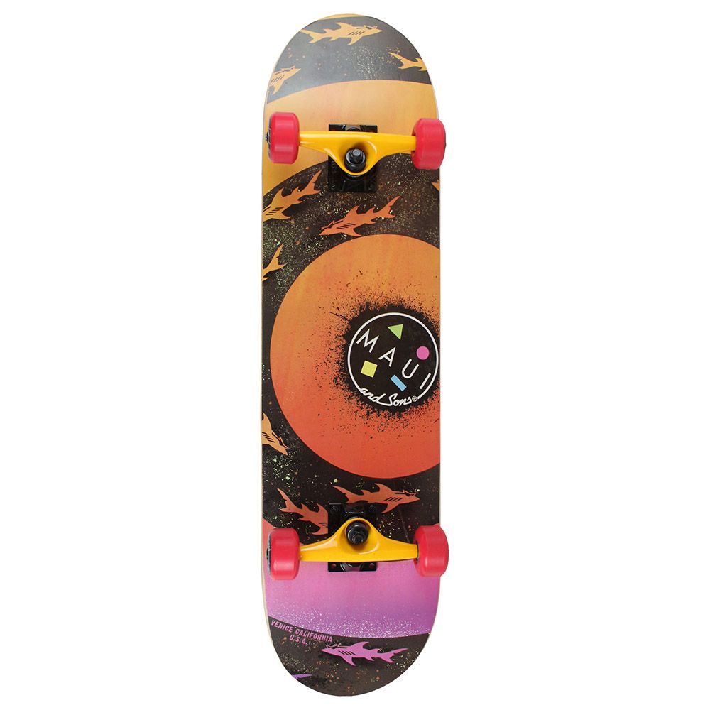 Maui and Sons - Sharknado Traditional Skateboard 31-inch