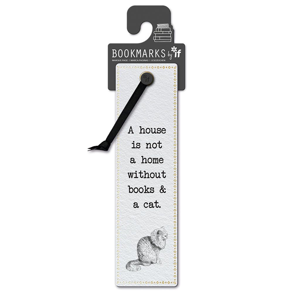 If - Literary Bookmarks - Books & A Cat