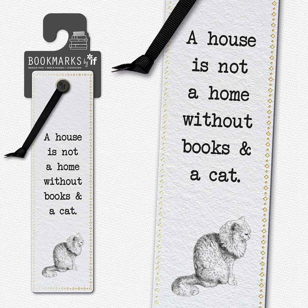 If - Literary Bookmarks - Books & A Cat