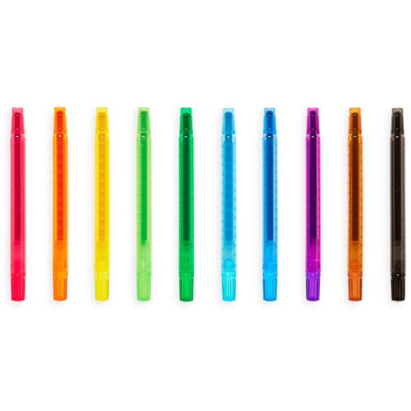 Ooly - Yummy Yummy Scented Twist Up Crayons Set of 10 