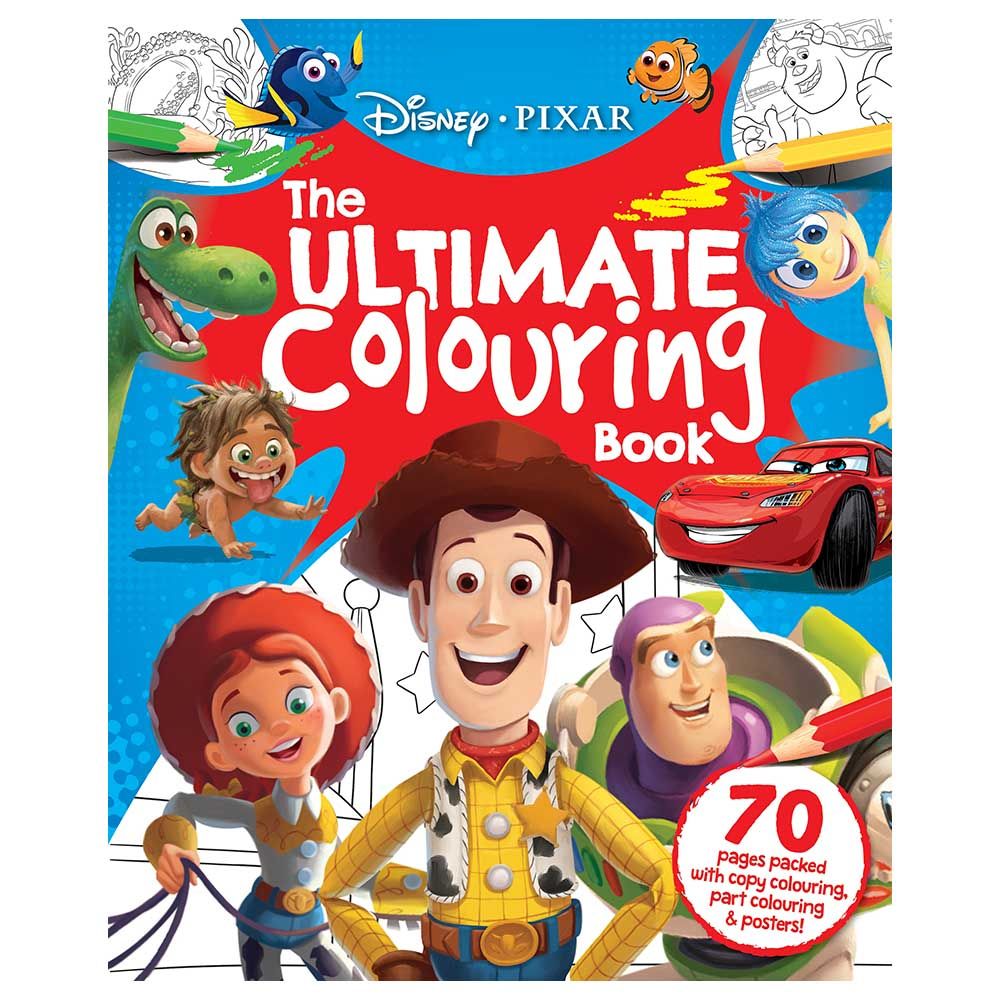 Disney Pixar Mixed: The Ultimate Colouring Book