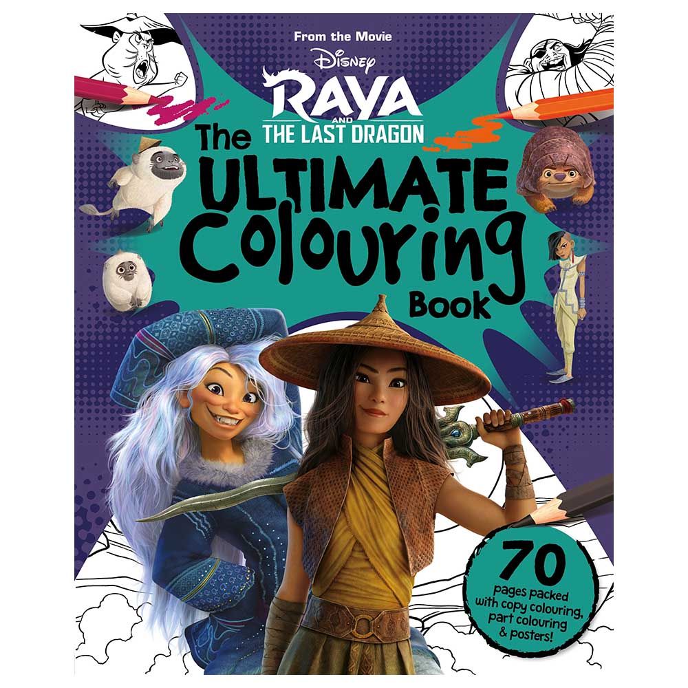 كتاب تلوين Disney Raya & The Last Dragon: The Ultimate Colouring Book