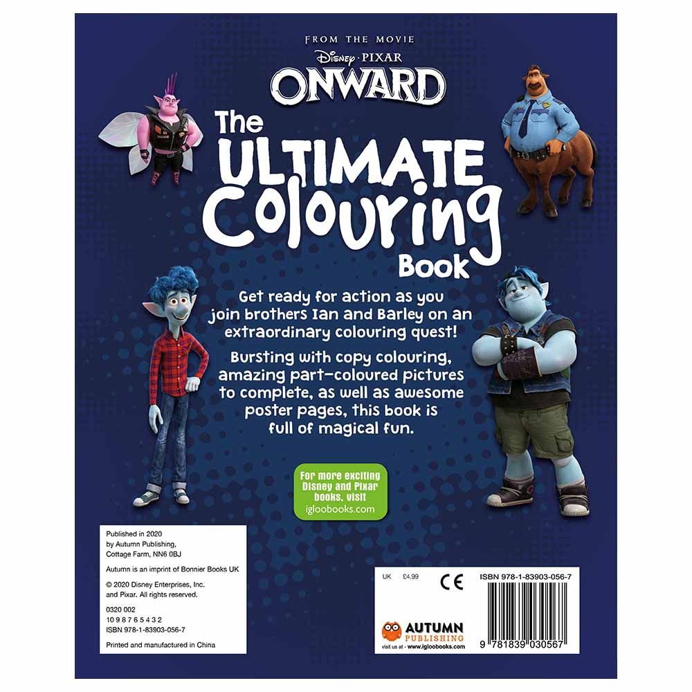 Disney Pixar Onward: The Ultimate Colouring Book