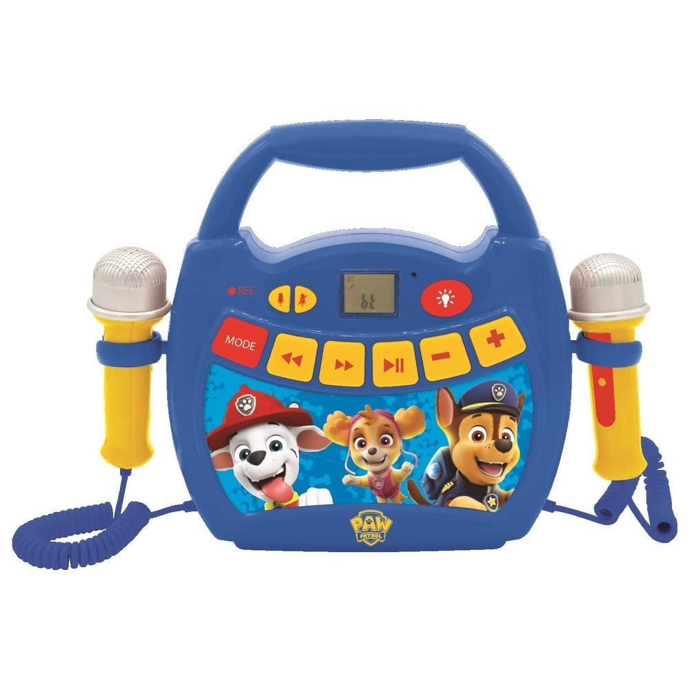 Lexibook - مكبر صوت Paw Patrol Light Bluetooth مع ميكروفون وبطارية قابلة لإعادة الشحن