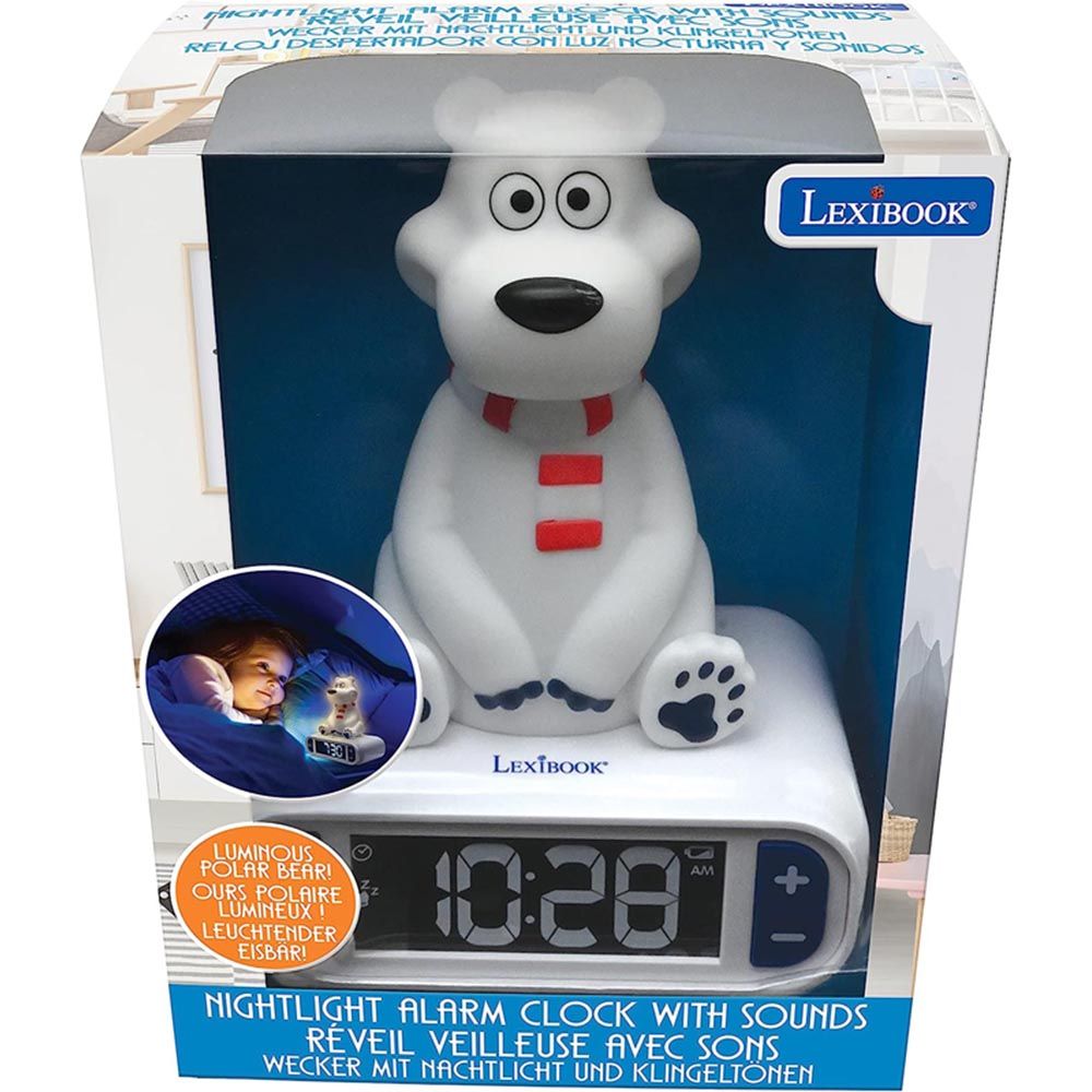 Lexibook - Polar Bear 3D Design Colour Change Pocket - Night Light Approx. 13cm