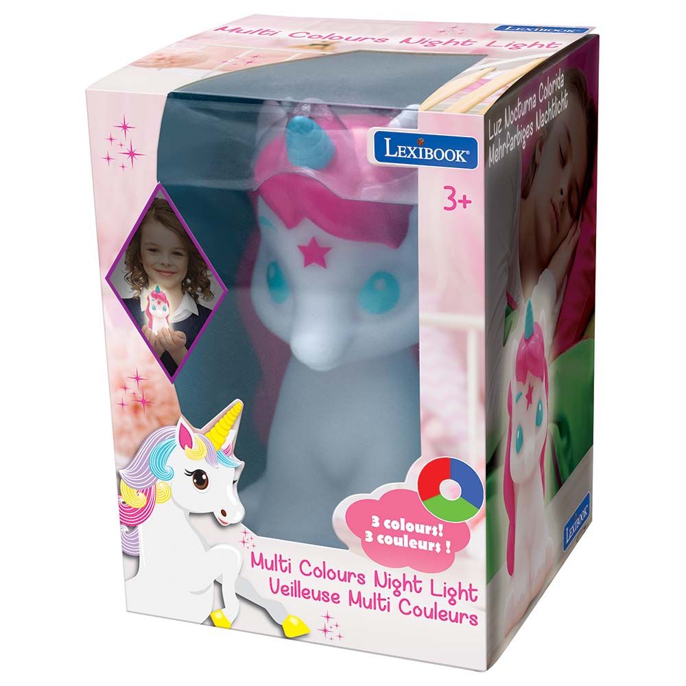 Lexibook - Unicorn Color Change Pocket Night Light 13cm - Assorted 1pc