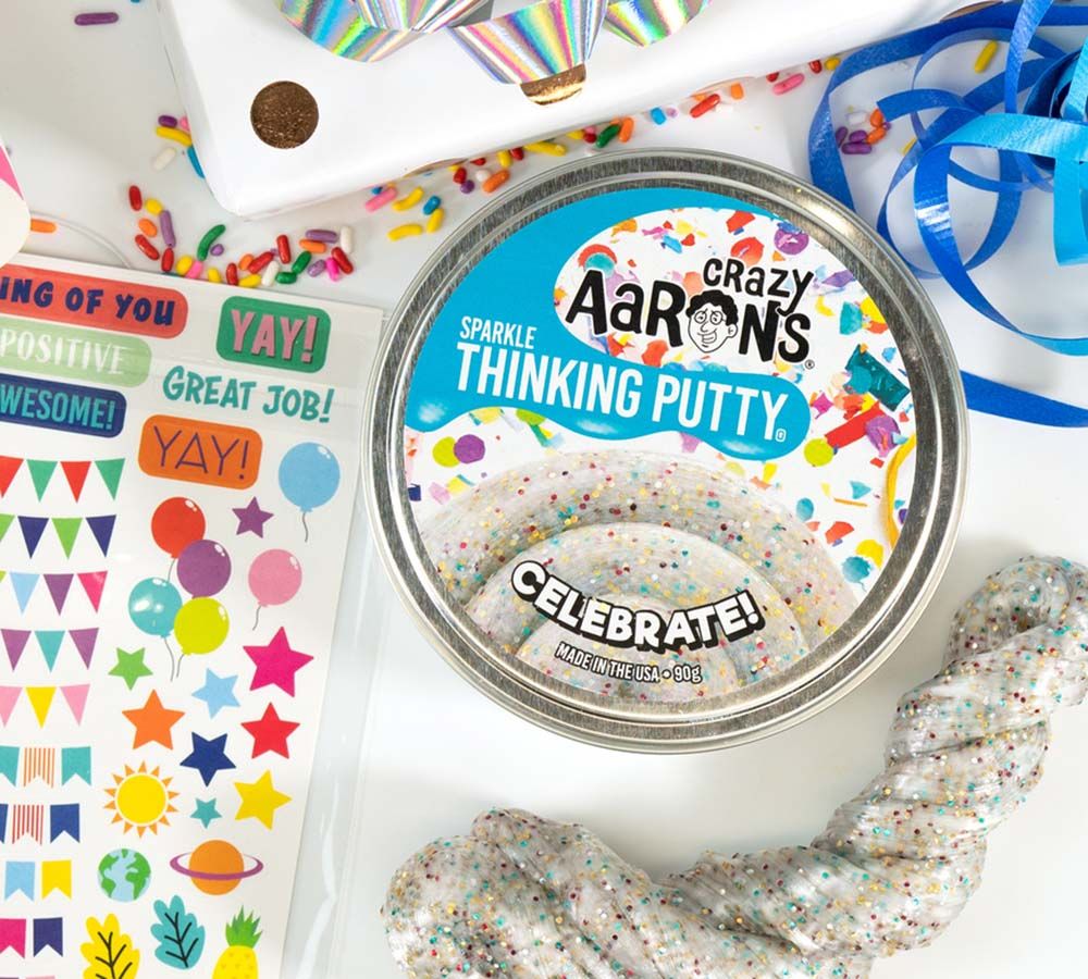 Crazy Aaron's - Sparkle Thinking Putty - Celebrate