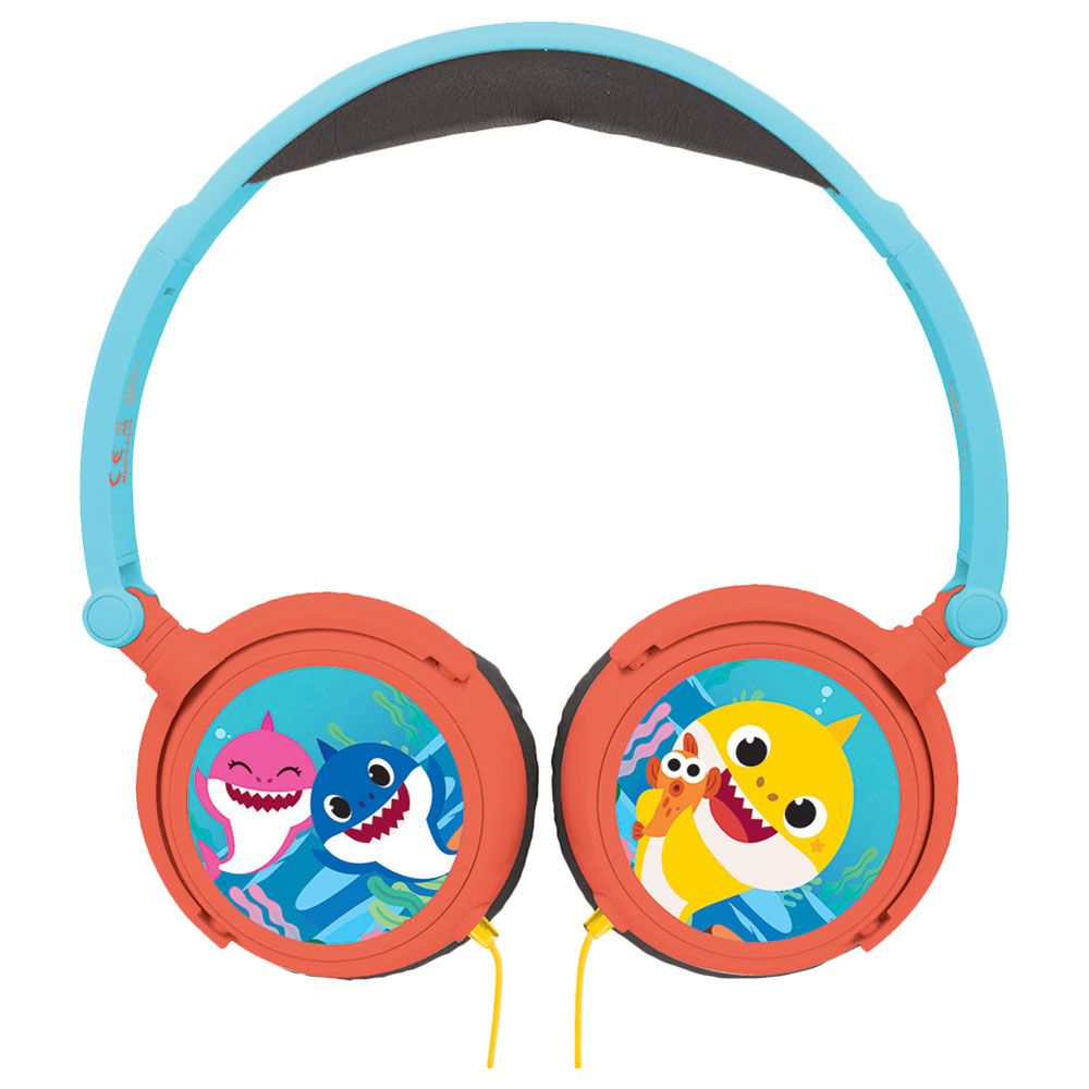 Lexibook - Baby Shark Stereo Wired Foldable Headphone