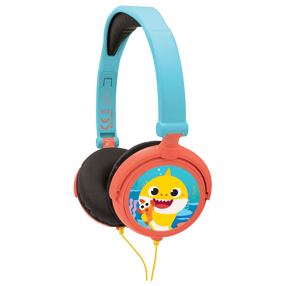 Lexibook - Baby Shark Stereo Wired Foldable Headphone