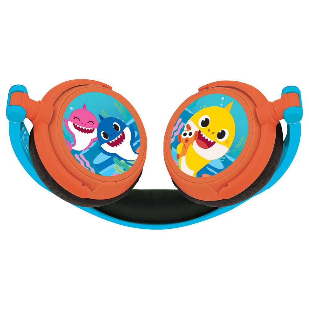 Lexibook - Baby Shark Stereo Wired Foldable Headphone