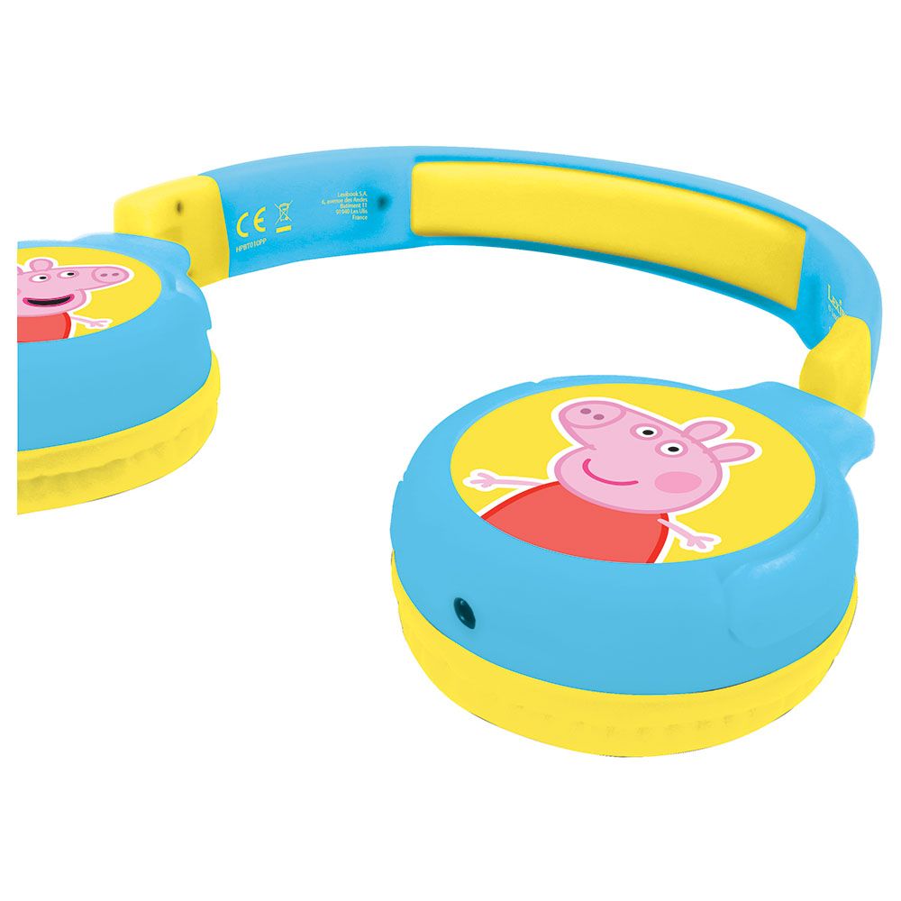 Lexibook - Peppa Pig 2-in-1 Bluetooth & Wired Foldable Headphone