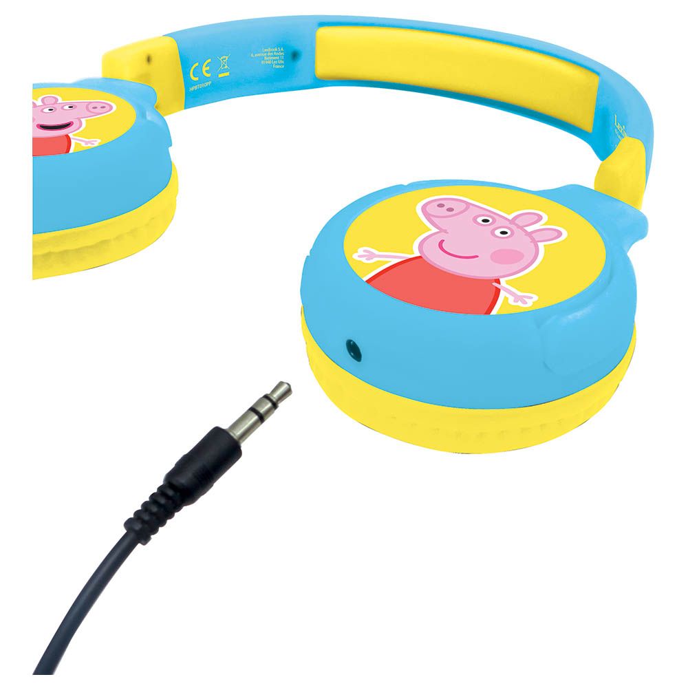 Lexibook - Peppa Pig 2-in-1 Bluetooth & Wired Foldable Headphone