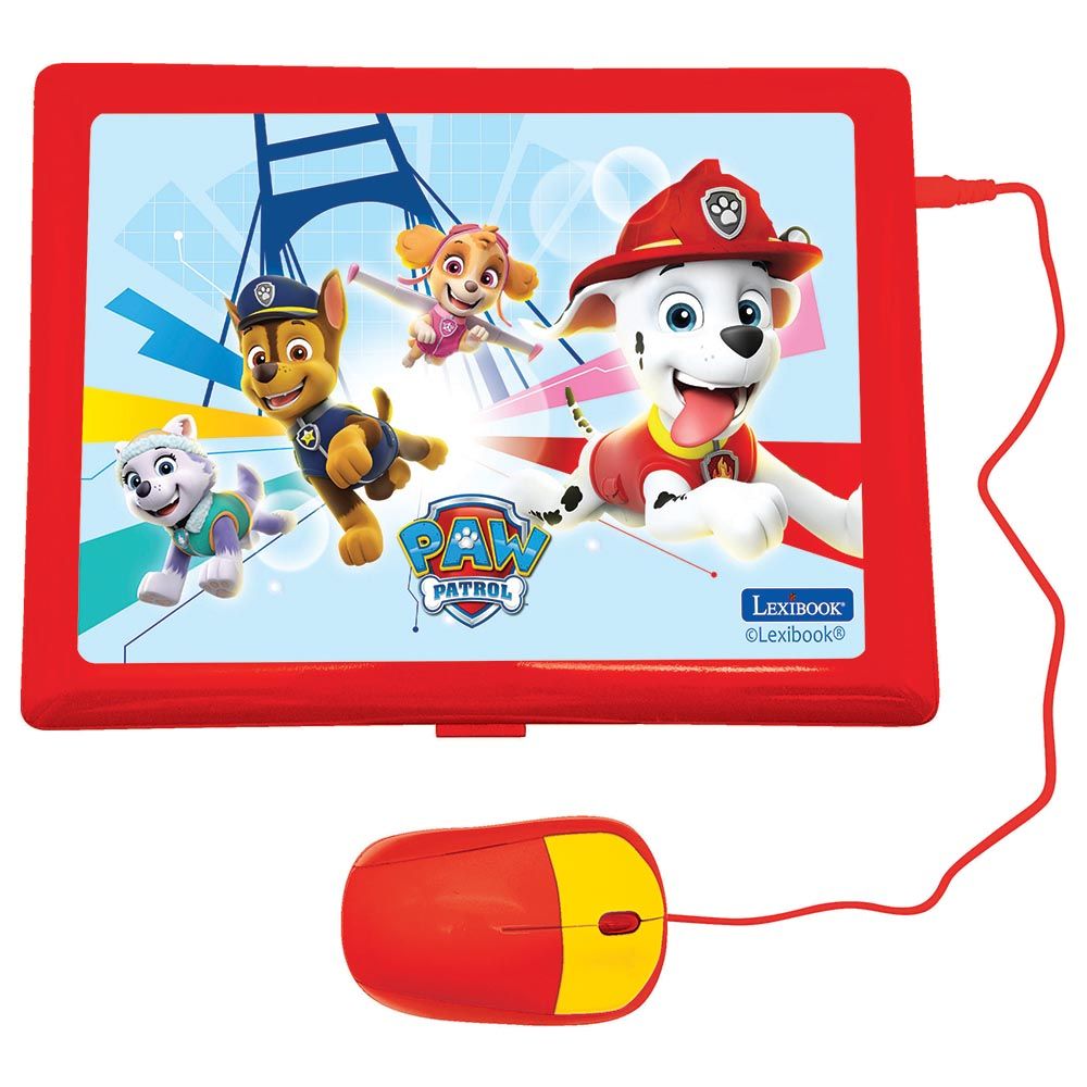 Lexibook - Paw Patrol Bilingual Educational Laptop - Arabic/English