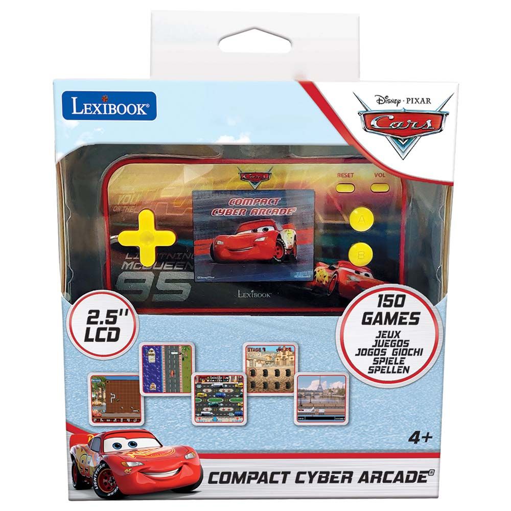 Lexibook - Handheld Cyber Arcade Disney Cars Console 2.5-inch