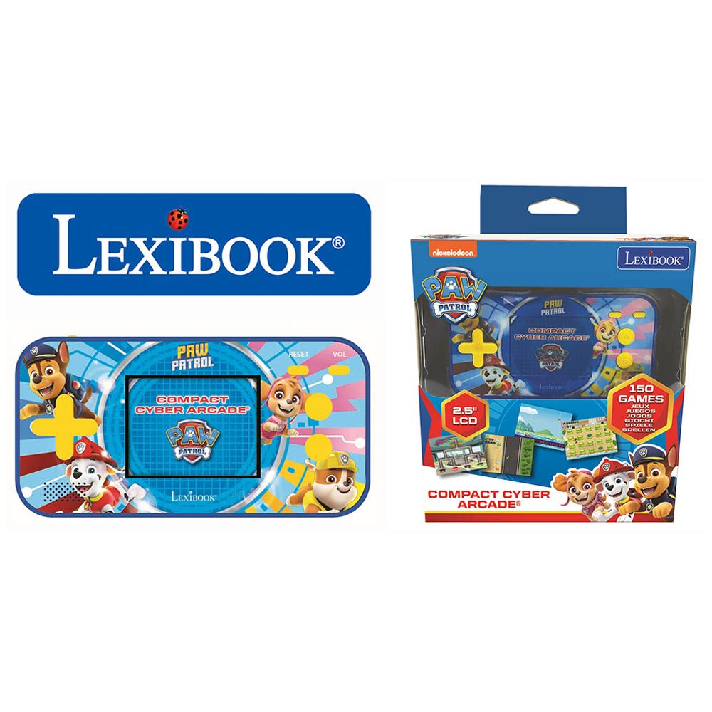 Lexibook - وحدة تحكم Cyber Arcade Paw Patrol المحمولة مقاس 2.5 بوصة