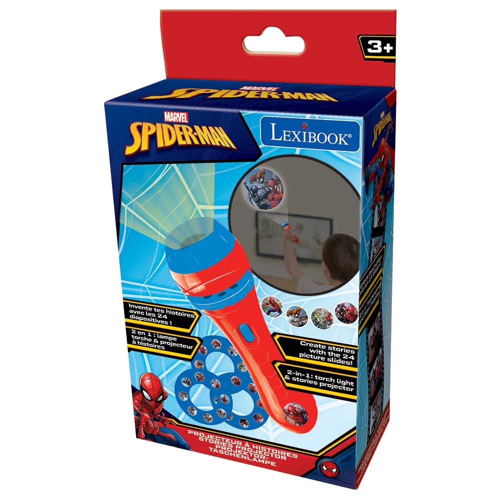 Lexibook - Spider-Man Stories Projector & Torch Light