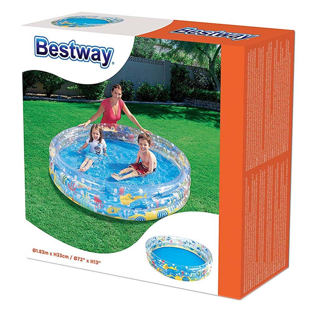 Bestway - Deep Dive 3-Ring Pool 72"