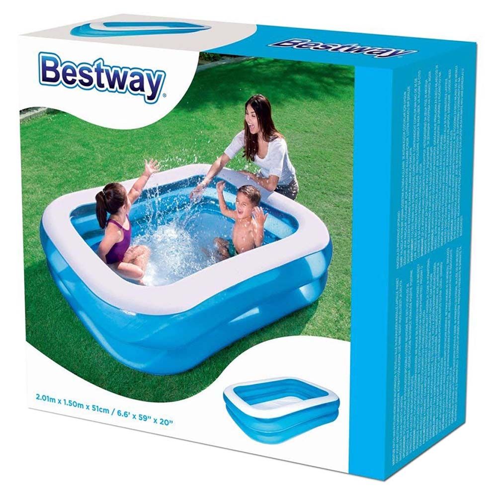 Bestway - Rectangular Family Pool - Blue