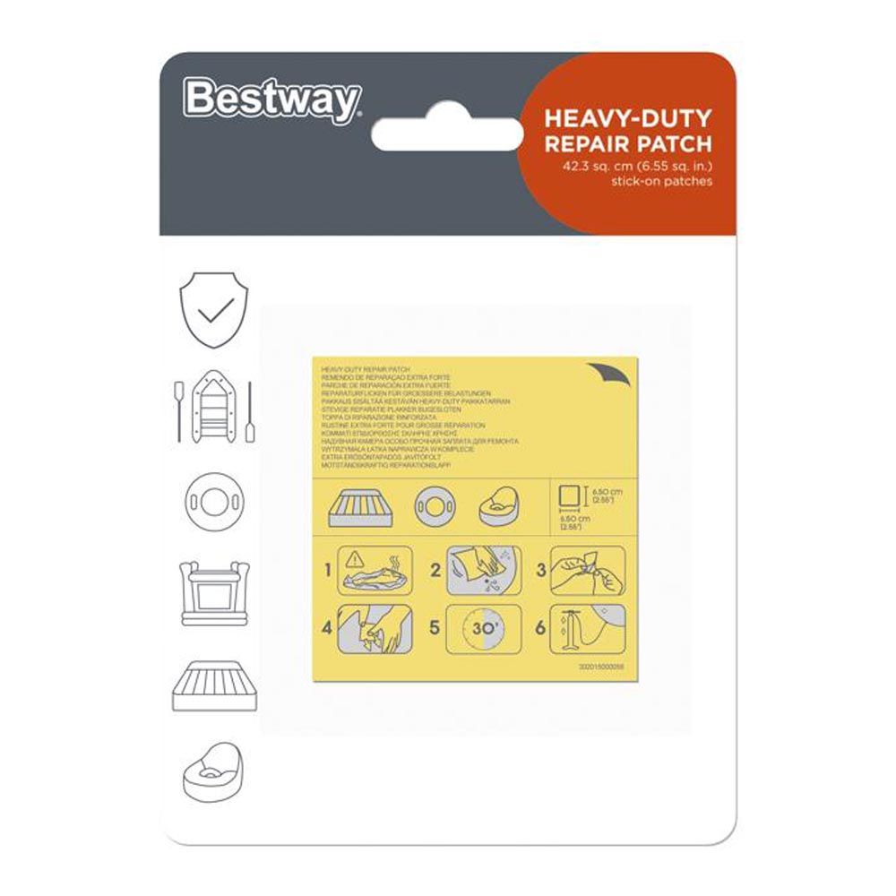 Bestway - Heavy Duty Inflatables Repair Patch - Clear