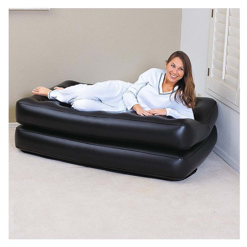 Bestway - Double Inflatable Sofa with Electric Pump - Black