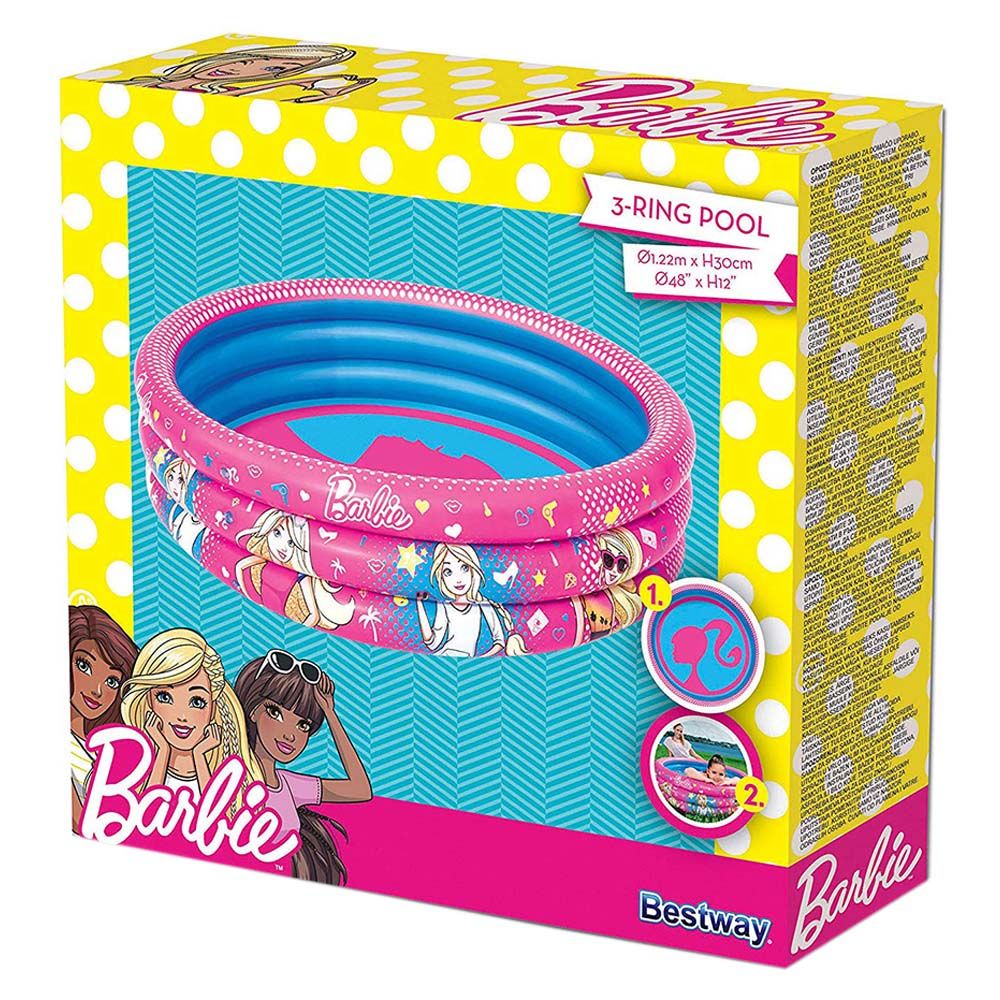 Bestway - Barbie 3-Ring Pool - Ping