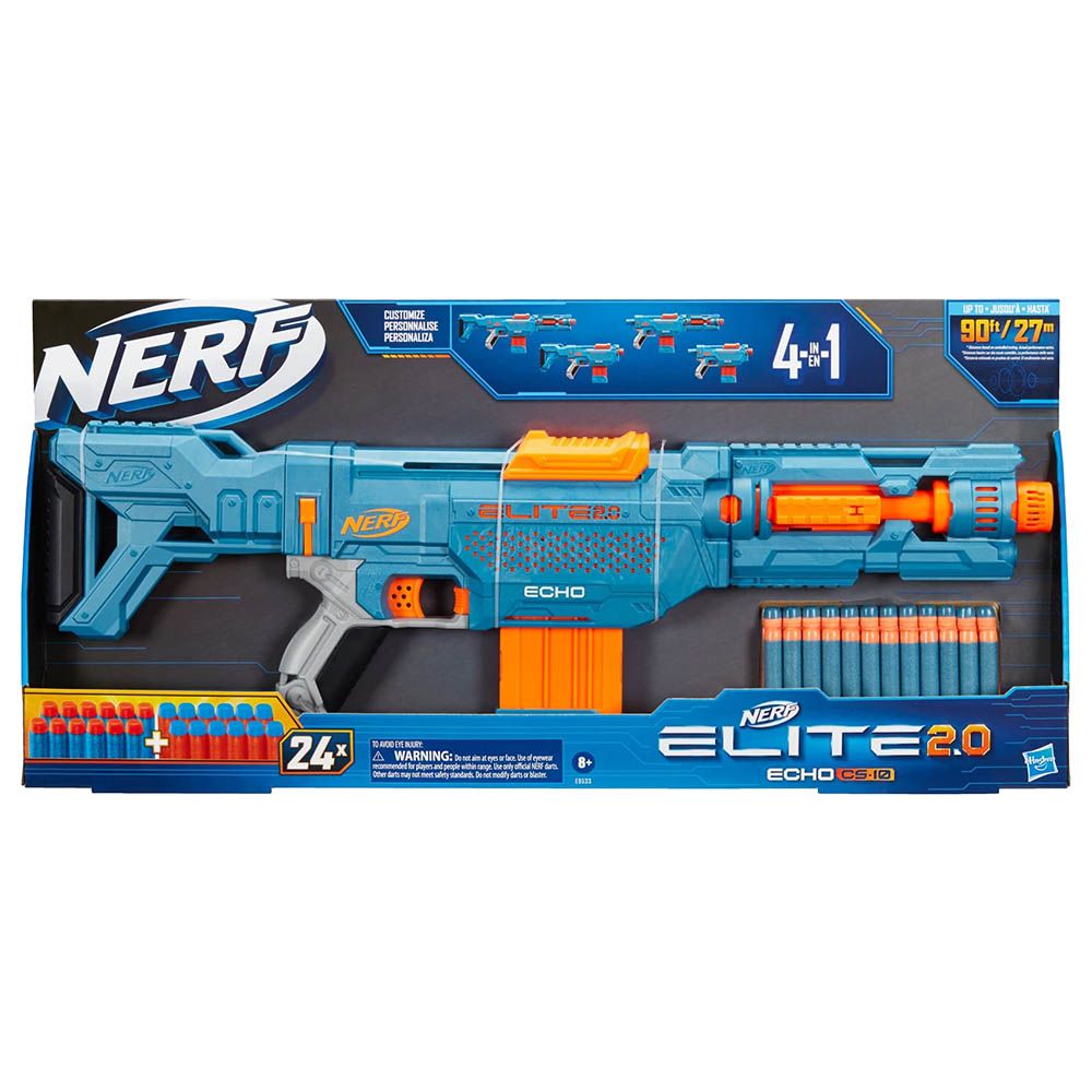 Hasbro - Nerf Elite 2.0 Echo CS 10 Blaster w/ 24 Darts