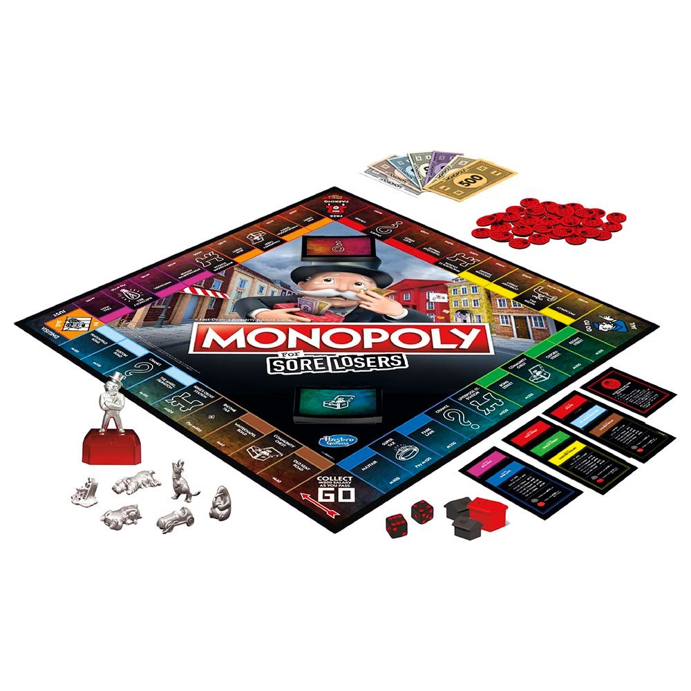 Hasbro - Monopoly For Sore Losers Board Game