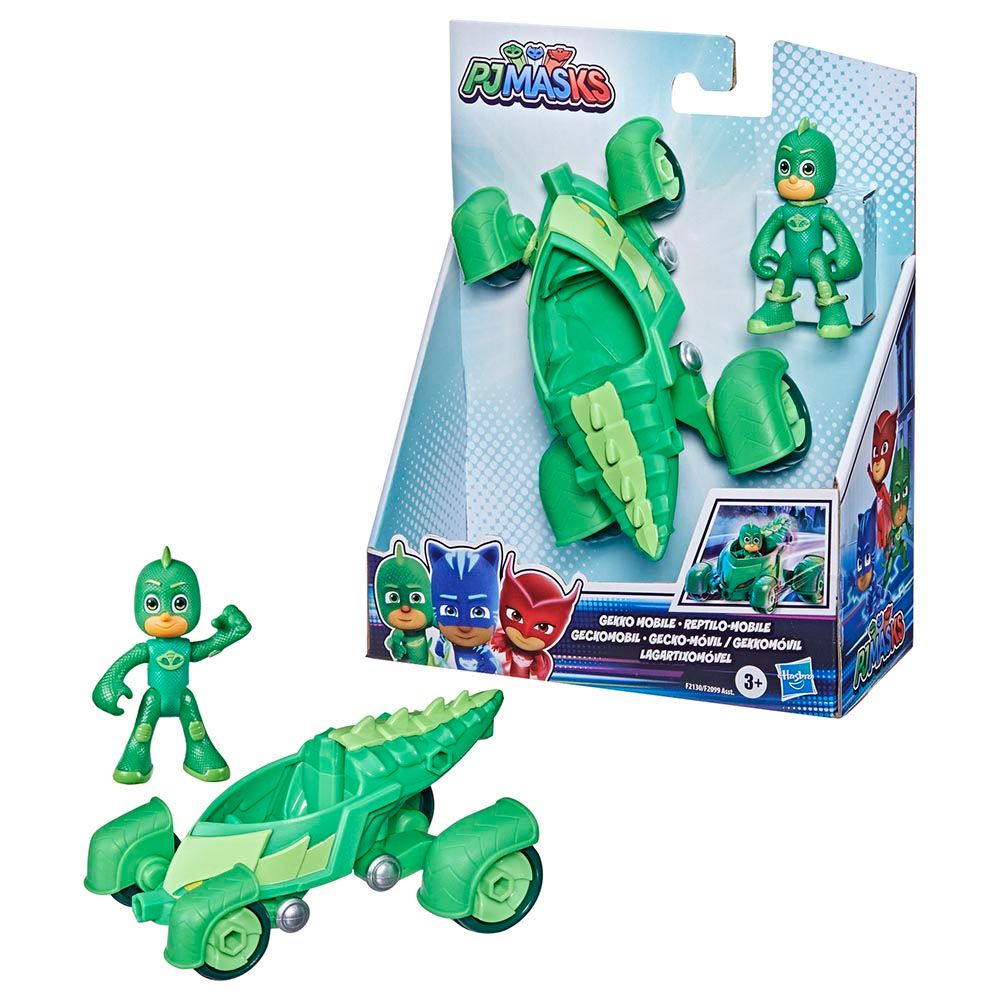 Pj Masks - Gekko Car w/ Gekko Action Figure