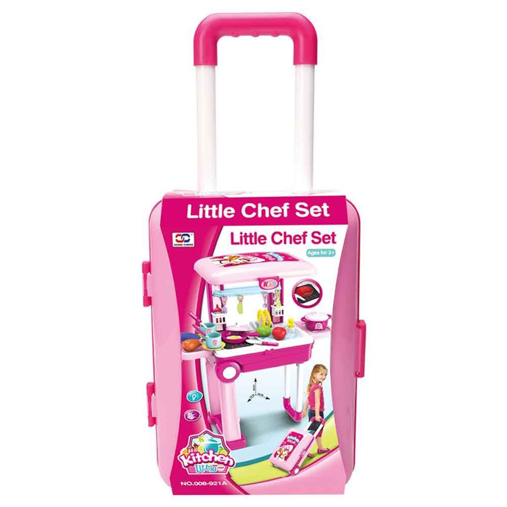 Xiong Cheng - Little Chef Set W/ Trolley - Pink