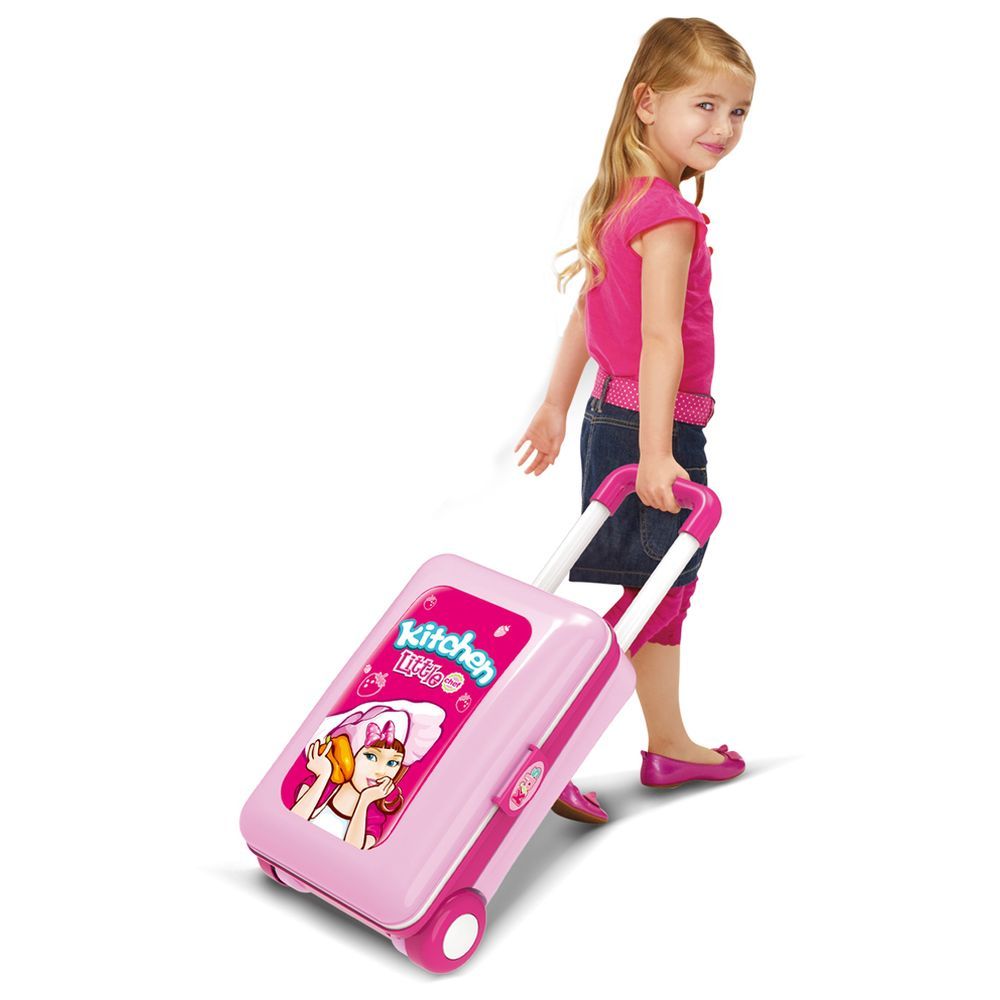 Xiong Cheng - Little Chef Set W/ Trolley - Pink