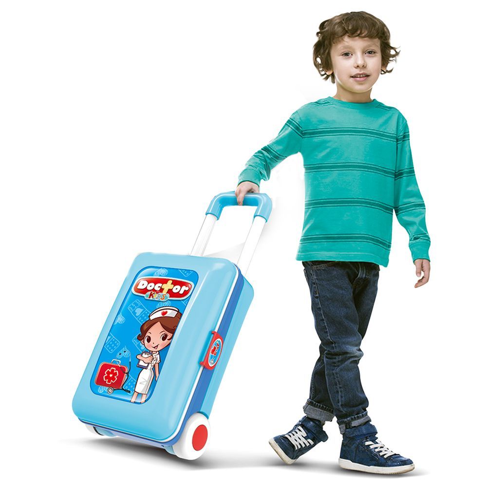 Xiong Cheng - Little Doctor Set W/ Trolley - Blue