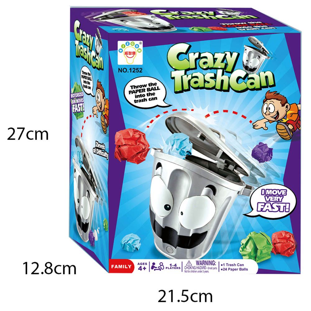 Stem - Crazy Trash Can Game