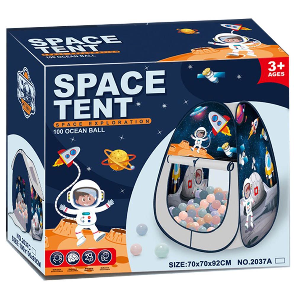 Space Legend - Space Tent w/ Play Ball - 100 x 100 cm