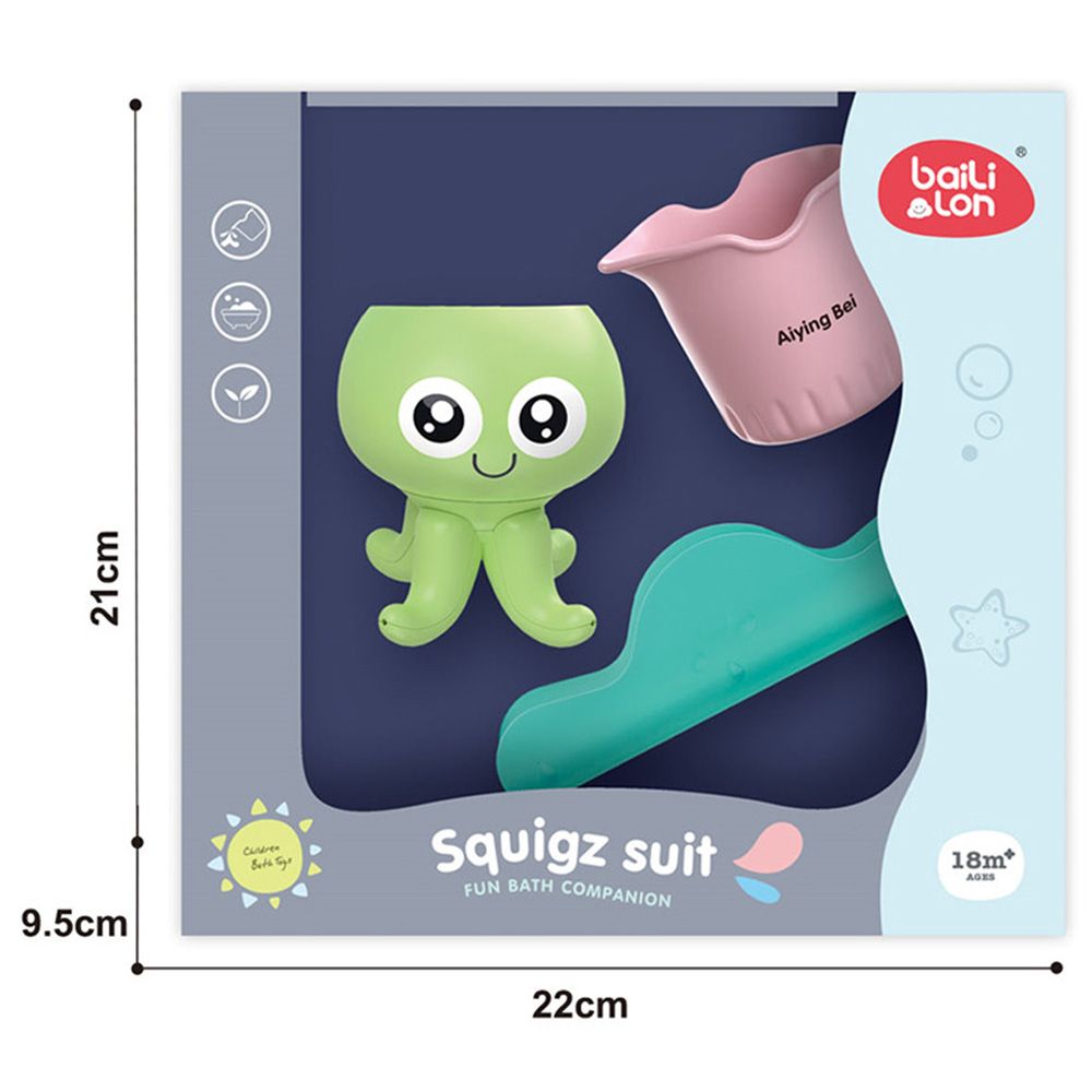 Baili Lon - Squigz Suit Bath Water Game - Octopus