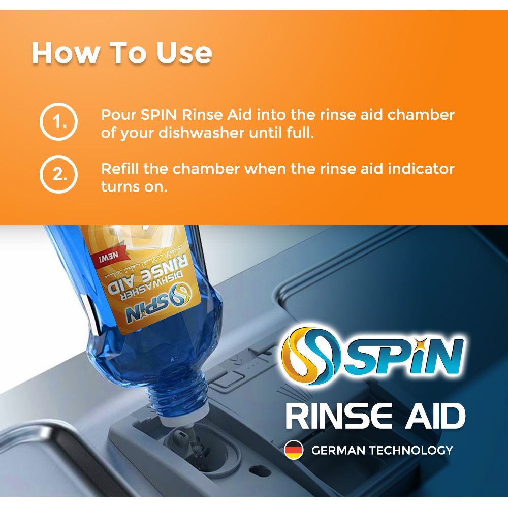 Spin - Dishwasher Rinse Aid 1000ml