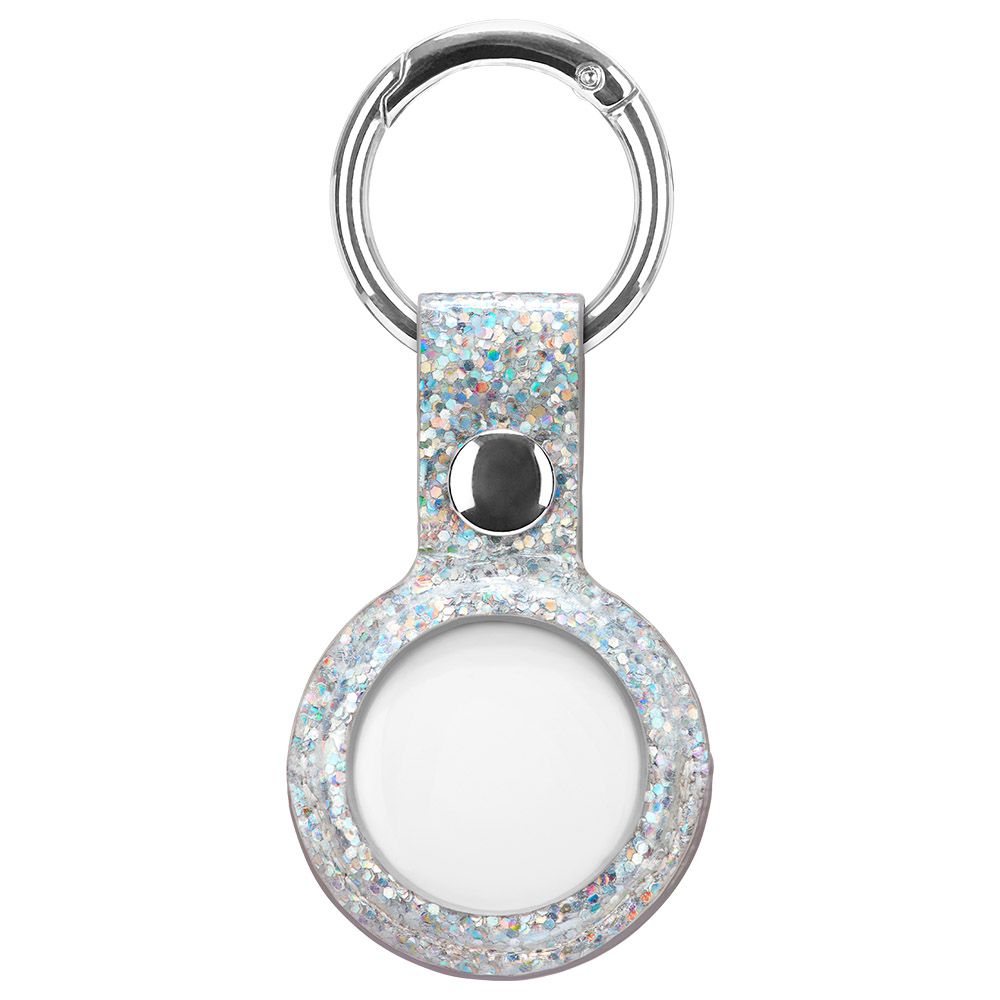 Case-Mate - Apple Airtag Clip Ring Keychain Case - Sparkle