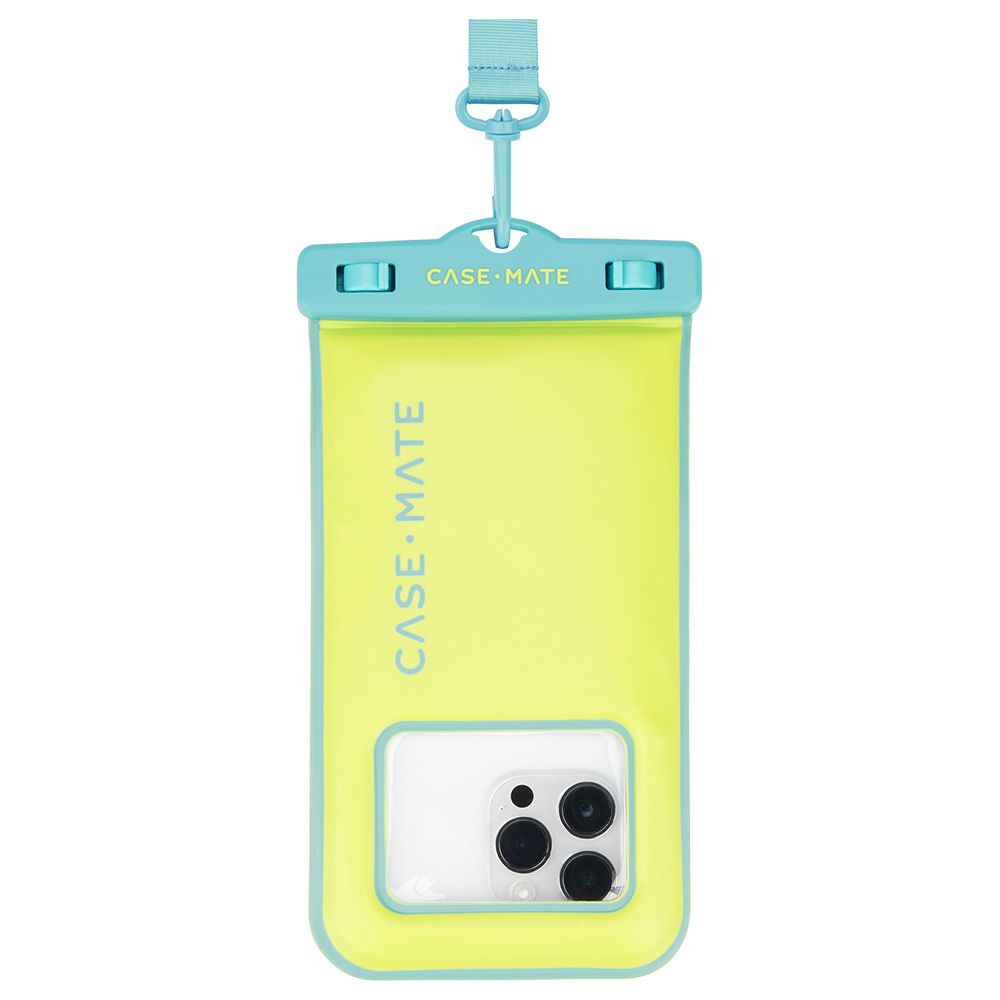 Case-Mate - Universal Waterproof Floating Phone Pouch - Lime/Pool