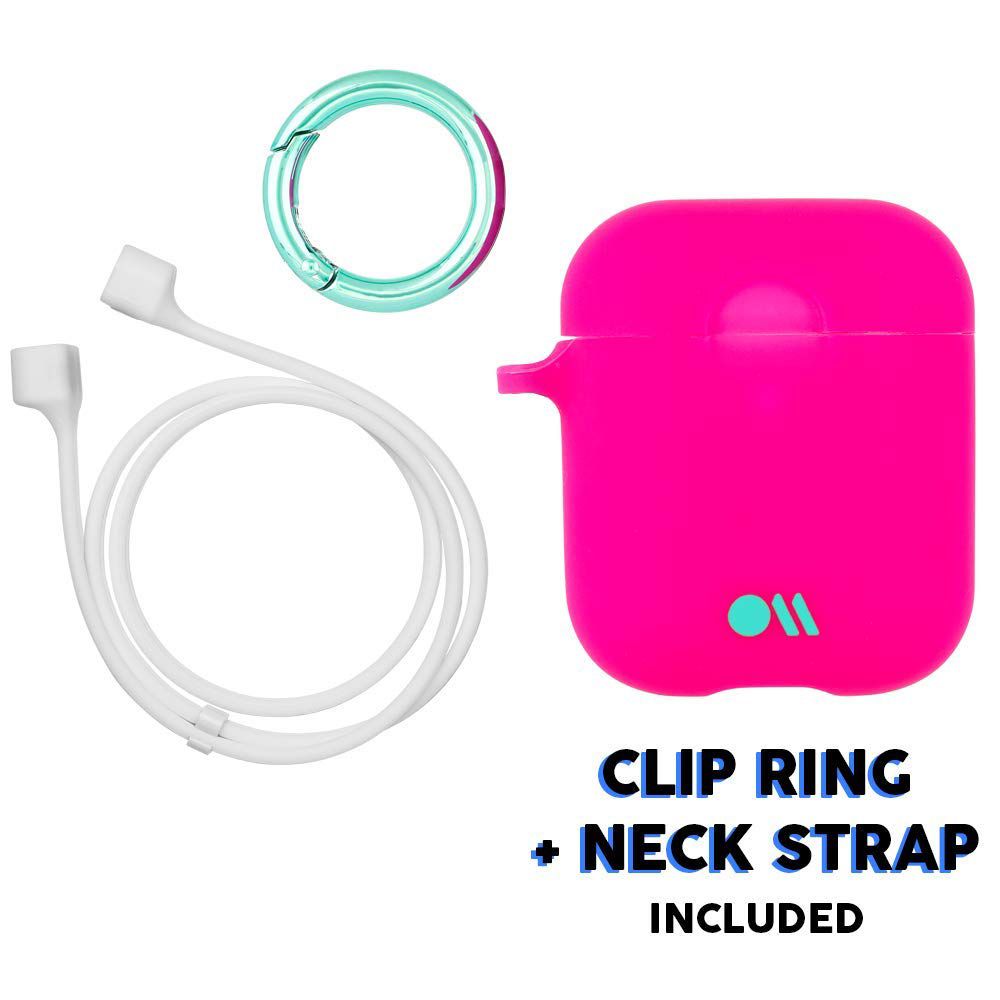 Case-Mate - Airpods Hook Ups Case & Neck Strap - Pink