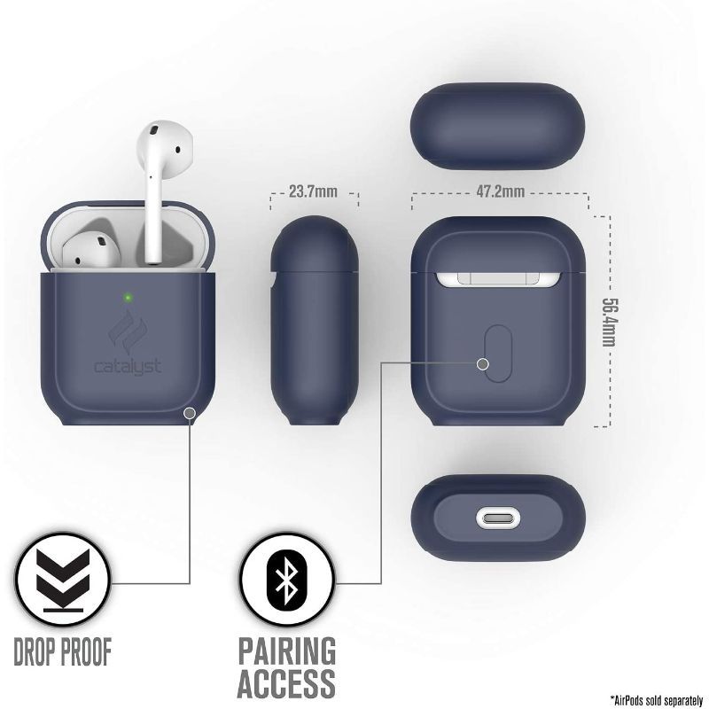 Catalyst - Standing Case for Airpods 1 & 2 - Midnight Blue